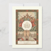 Invitation Catholique Ordination Anniversaire (Devant)