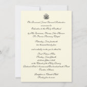 Invitation Catholique Ordination Anniversaire (Dos)