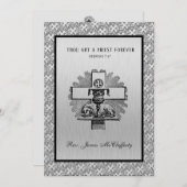 Invitation Catholique Ordination Anniversaire (Devant / Derrière)