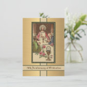 Invitation Catholique Ordination Anniversaire (Debout devant)