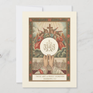 Invitation Catholique Ordination Anniversaire