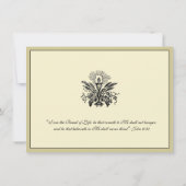 Invitation Catholique Premier Communion Garçon St. Joseph (Dos)