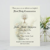 Invitation Catholique Première Sainte Communion Traditionnell (Debout devant)
