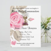 Invitation Catholique Première Sainte Communion Traditionnell (Debout devant)