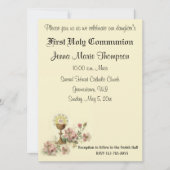 Invitation Catholique Première Sainte Communion Traditionnell (Devant)