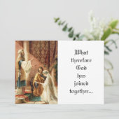 Invitation Catholique traditionnelle Mary Joseph Prêtre Maria (Debout devant)