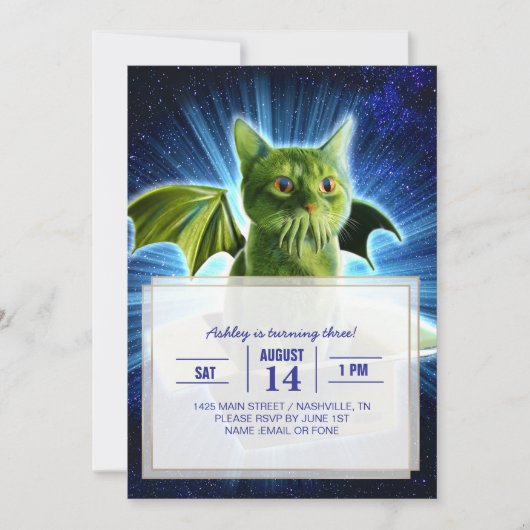 Invitation Cathulhu (Devant)