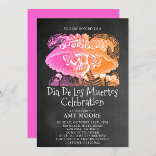 Invitation Catrina Dia De Los Muertos