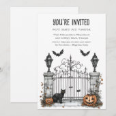 Invitation Cats Gatekeeper Fun personnalisé (Devant / Derrière)