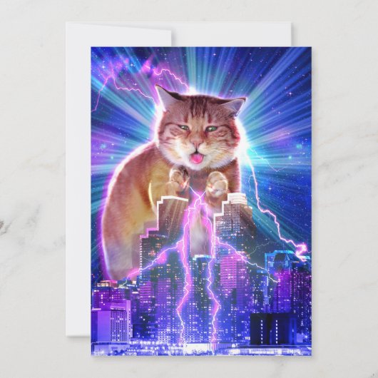 Invitation Catzilla (Dos)