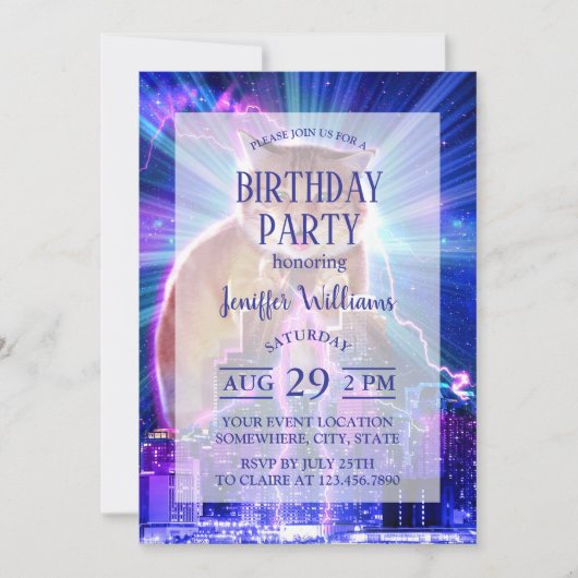 Invitation Catzilla (Devant)