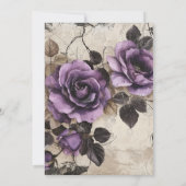 Invitation Cauchemar avant la Fête des mariées de Noël (Dos)