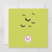 Invitation Cauldron de la sorcière (Dos)