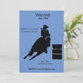 Invitation Cavalier de barils  (Debout devant)