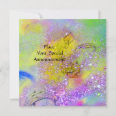 Invitation CAVALIERS DE LA NUIT ,étincelles roses violettes v (Dos)