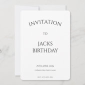 Invitation Cavapoo Cavoodle Ange Fée Anniversaire (Dos)