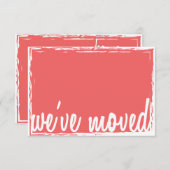 Invitation Cayenne et White nous avons déplacé l'Invitation d (Devant / Derrière)