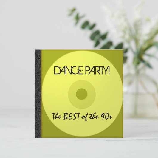 Invitation CD Dance Party (Debout devant)