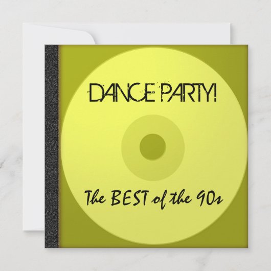 Invitation CD Dance Party (Devant)
