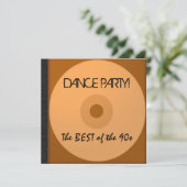 Invitation CD Dance Party (Debout devant)