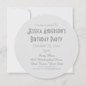 Invitation CD DVD Enregistrement Album Anniversaire (Dos)