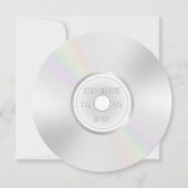 Invitation CD DVD Enregistrement Album Anniversaire (Devant)