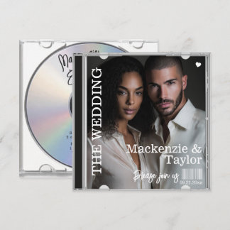 Invitation CD Photo Cover Wedding