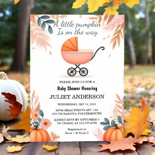 Invitation Ce Baby shower d'automne de fille Boho Rose Boho F