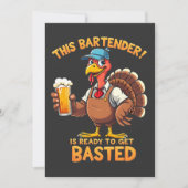 Invitation Ce barman est prêt à se faire exploser (Devant)