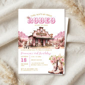 Invitation Ce n'est pas mon premier rodéo c'est mon deuxième 