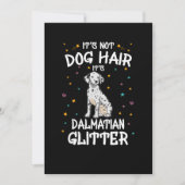 Invitation Ce N'Est Pas Un Chien Coiffer Sa Parties scintilla (Devant)