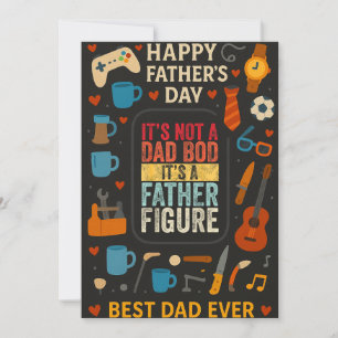 Invitation Ce N'Est Pas Un Papa Bob C'Est Un Père Figure Fête