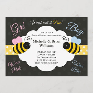 Invitation Ce qui il genre d'abeille indiquera l'invitation
