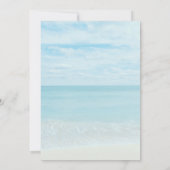 Invitation Ce qu'il y a dans votre sac plage & Fête des marié (Dos)