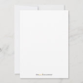 Invitation Cébra Print Graduation Announcement (fuchsia) (Dos)