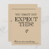 Invitation Célébrant Proposition. Acceptez-vous de nous marie (Devant / Derrière)