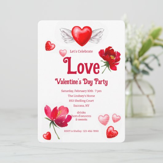 Invitation Celebrate (Debout devant)