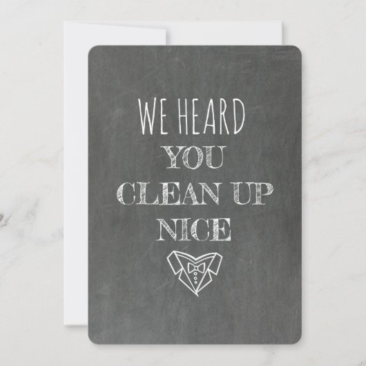 Invitation CÉLÉBRATEUR | Proposition de célébrant drôle sur t (Devant)