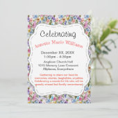 Invitation Célébration (Debout devant)