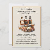 Invitation Célébration 40 ans Bourbon Birthday (Devant)
