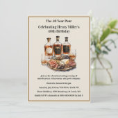 Invitation Célébration 40 ans Bourbon Birthday (Debout devant)