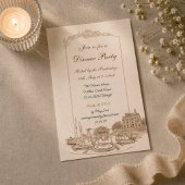 Invitation Célébration au Manoir sur mesure