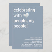 Invitation Célébration Avec Les Gens Mon Peuple Répétition Dî (Devant / Derrière)