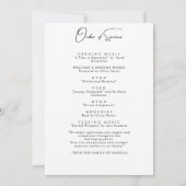 Invitation Célébration catholique de la vie Photo Service fun (Dos)