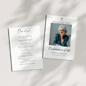 Invitation Célébration catholique de la vie Photo Service fun