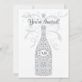 Invitation Célébration Champagne 25 Ans (Dos)