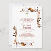 Invitation Célébration chrétienne rustique de la photo de fun (Devant)