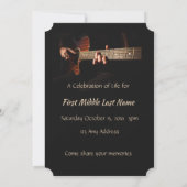 Invitation Célébration commémorative d'invitation à la vie Mu (Dos)