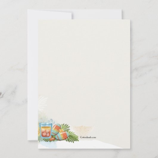 Invitation Célébration cubaine  (Dos)