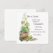 Invitation Célébration d'anniversaire de dégustation de vin d (Devant / Derrière)